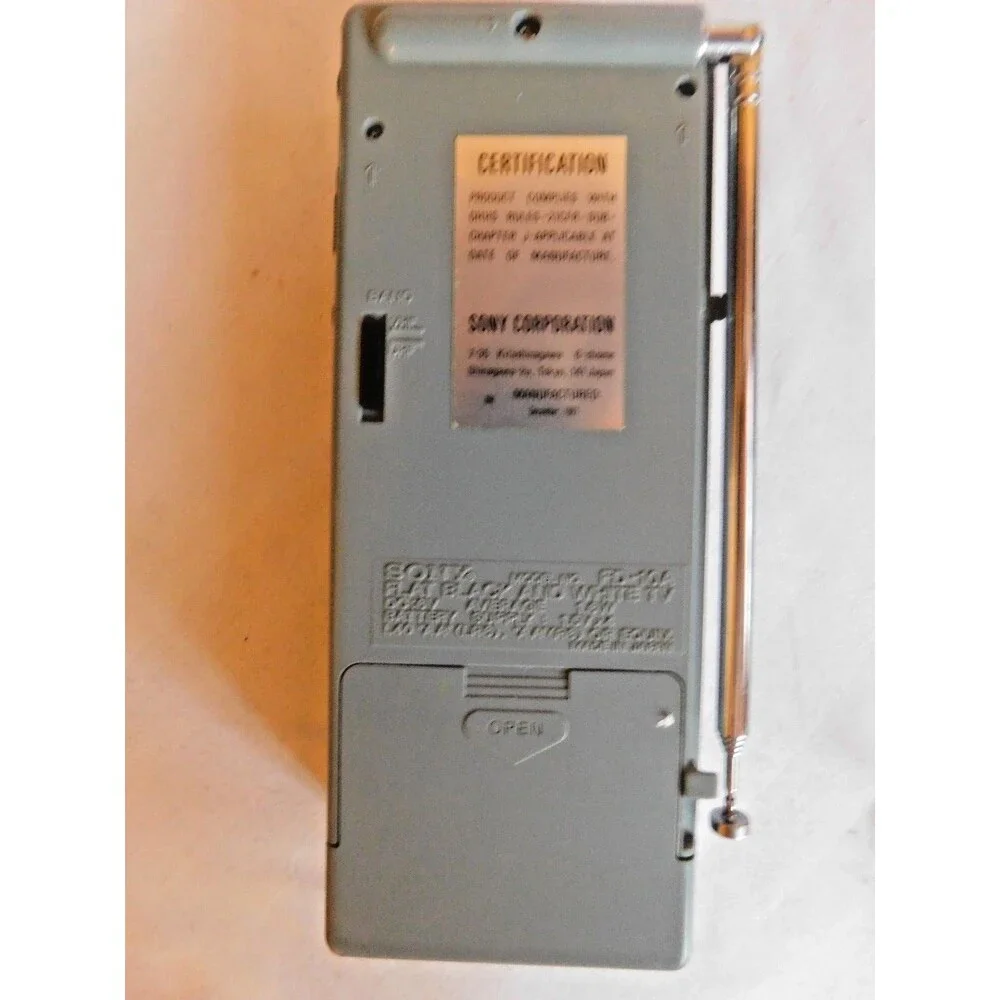 Working Vintage Sony Watchman, 1987, Model FD-10A, Made in Japan